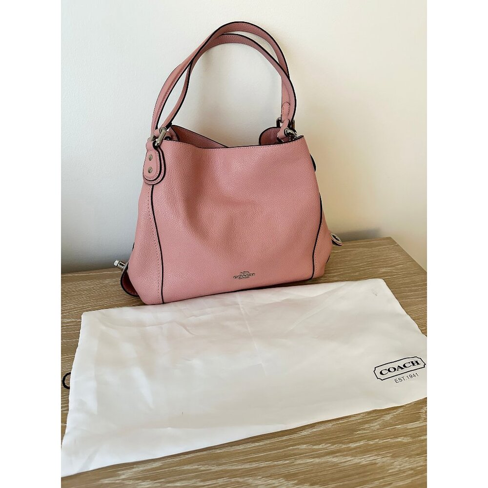 Coach Edie 31 Handbag - Light Pink - Picture 3 of 16
